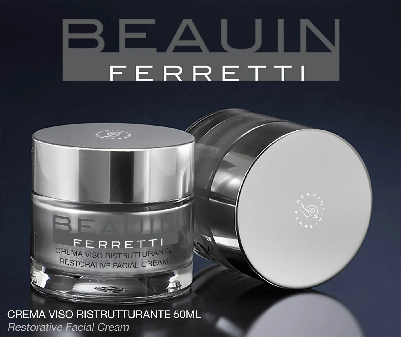 Progetto cosmetica, confezione di crema viso ristrutturante